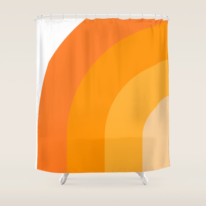 Retro 01 Shower Curtain Gallery Image 1