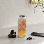 Sun over the rainbow hills Water Bottle Gallery Image 4