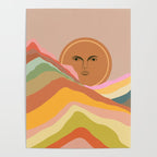 Sun over the rainbow hills Poster Gallery Image 4