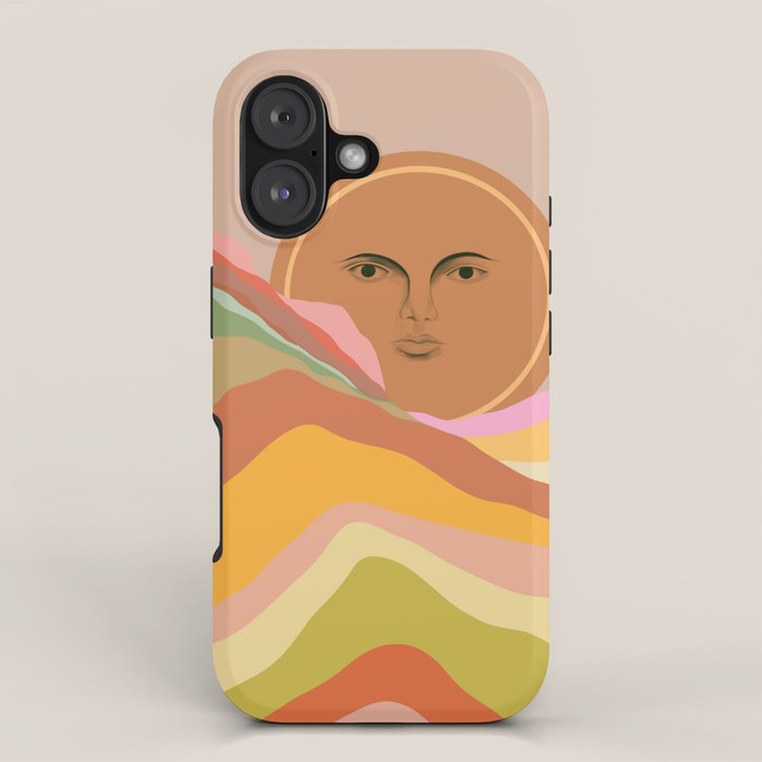 Sun over the rainbow hills iPhone Case Gallery Image 1