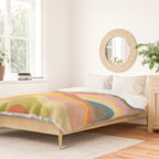 Sun over the rainbow hills Duvet Cover Gallery Image 2