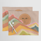 Sun over the rainbow hills Placemat Gallery Image 1