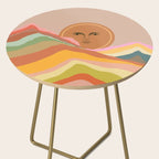 Sun over the rainbow hills Side Table Gallery Image 2