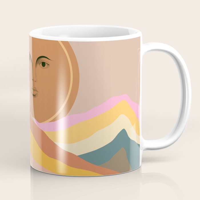Sun over the rainbow hills Coffee Mug Gallery Image 1
