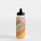 Sun over the rainbow hills Water Bottle Gallery Image 3