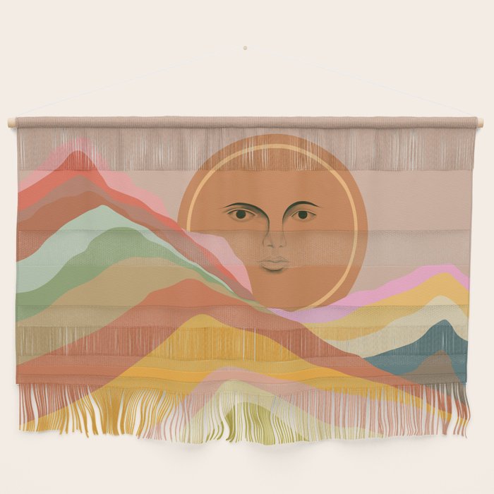 Sun over the rainbow hills Wall Hanging Gallery Image 1