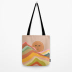 Sun over the rainbow hills Tote Bag Gallery Image 2