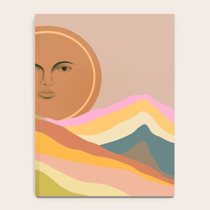 Sun over the rainbow hills Notebook Gallery Image 4