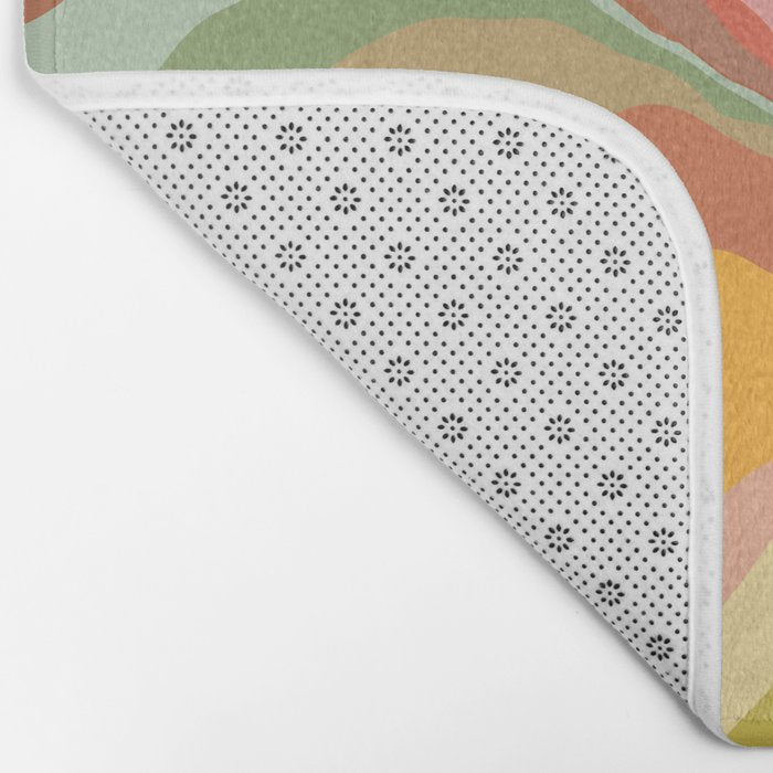 Sun over the rainbow hills Bath Mat Gallery Image 2