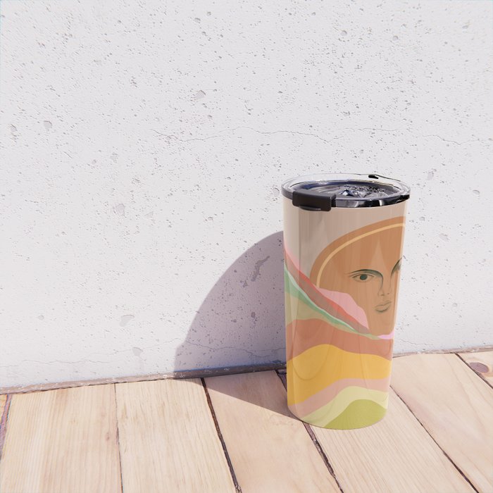 Sun over the rainbow hills Travel Mug Gallery Image 4