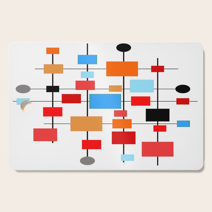 Mid-Century Modern Art 1.3.3 Cutting Board Gallery Image 1