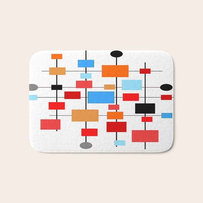 Mid-Century Modern Art 1.3.3 Bath Mat Gallery Image 1