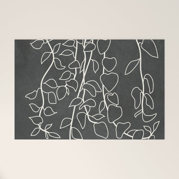 Minimalist Vines I Welcome Mat Gallery Image 1