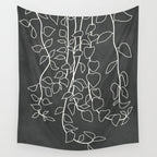 Minimalist Vines I Wall Tapestry Gallery Image 4