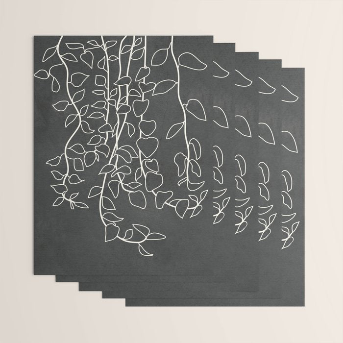 Minimalist Vines I Wrapping Paper Gallery Image 3