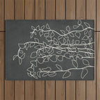 Minimalist Vines I Outdoor Rug Gallery Image 1