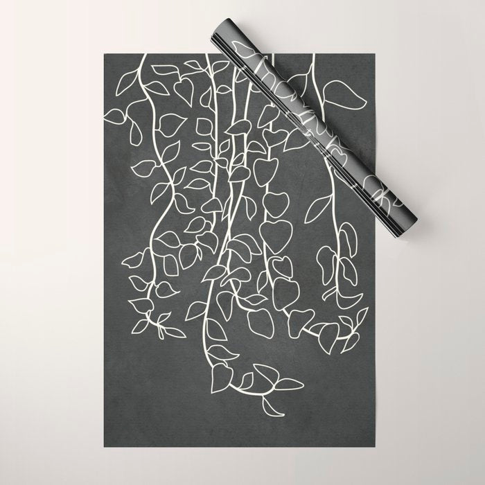 Minimalist Vines I Wrapping Paper Gallery Image 1