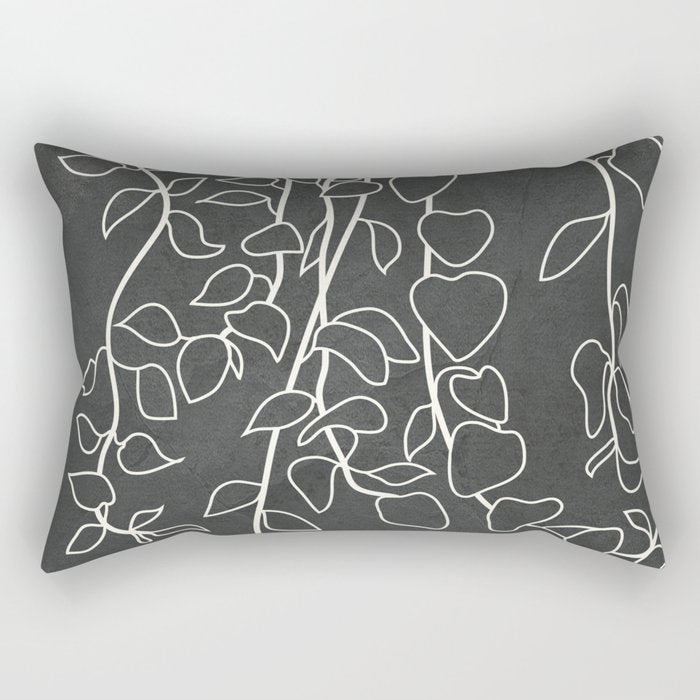 Minimalist Vines I Rectangular Pillow Gallery Image 2
