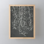 Minimalist Vines I Mini Art Print Gallery Image 1
