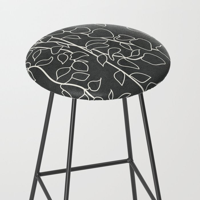 Minimalist Vines I Stool Gallery Image 2