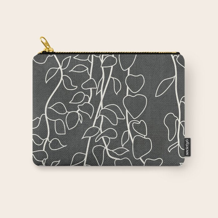 Minimalist Vines I Carry All Pouch Gallery Image 1