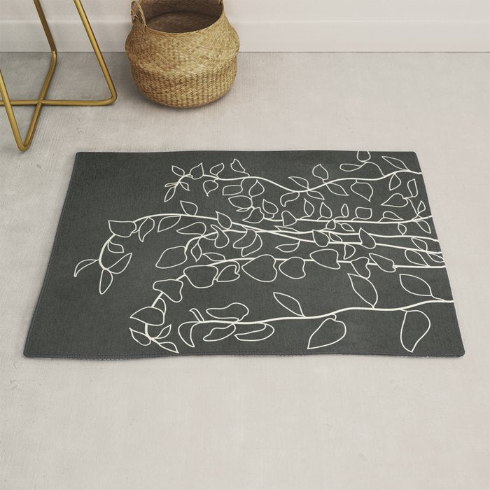 Minimalist Vines I Rug Gallery Image 1