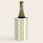 Scandinavian Mid Century Pattern Green Wine Chiller Gallery Image 2