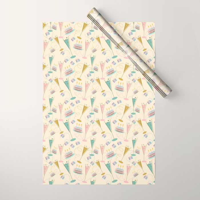 Cin Cin - Happy Party Wrapping Paper Gallery Image 1