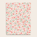 A breath of fresh air - A seamless floral pattern in pinks and reds Notebook Gallery Image 4