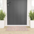 A breath of fresh air - A seamless floral pattern in pinks and reds Welcome Mat Gallery Image 3