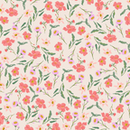 A breath of fresh air - A seamless floral pattern in pinks and reds Coffee Mug Gallery Image 2
