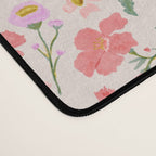 A breath of fresh air - A seamless floral pattern in pinks and reds Desk Mat Gallery Image 4