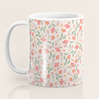 A breath of fresh air - A seamless floral pattern in pinks and reds Coffee Mug Gallery Image 3
