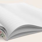 A breath of fresh air - A seamless floral pattern in pinks and reds Notebook Gallery Image 2