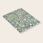 William Morris Melsetter Trellis Teal Botanical Birds Art Notebook Gallery Image 2