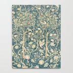 William Morris Melsetter Trellis Teal Botanical Birds Art Notebook Gallery Image 4
