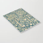 William Morris Melsetter Trellis Teal Botanical Birds Art Notebook Gallery Image 3