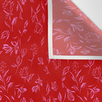 Pink and red romantic wildflowers Wall Tapestry Gallery Image 3