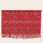 Pink and red romantic wildflowers Wall Hanging Gallery Image 1