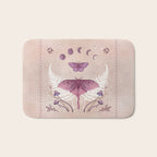 Luna and Emerald - Vintage Pink Bath Mat Gallery Image 1