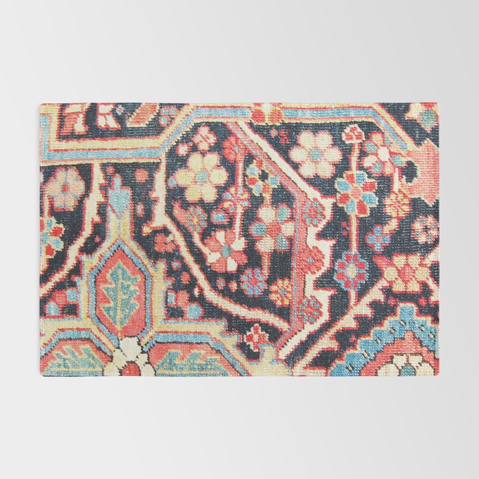 Antique Persian Heriz Carpet Print Rug Gallery Image 2