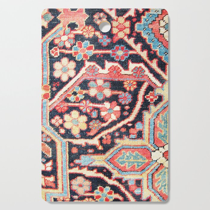 Antique Persian Heriz Carpet Print Cutting Board Gallery Image 1