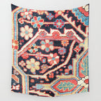 Antique Persian Heriz Carpet Print Wall Tapestry Gallery Image 4