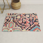 Antique Persian Heriz Carpet Print Rug Gallery Image 1