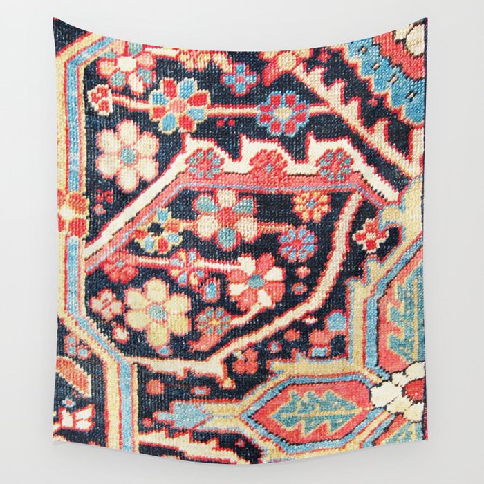 Antique Persian Heriz Carpet Print Wall Tapestry Gallery Image 2