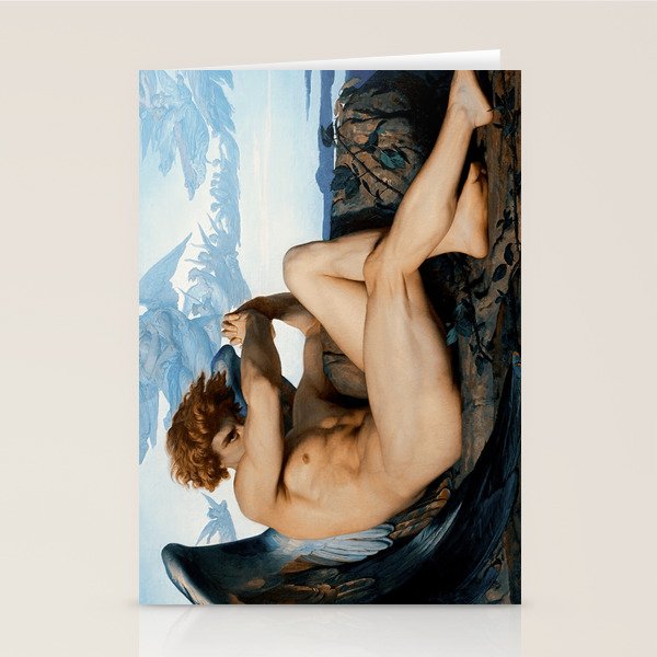 Fallen Angel by Alexandre Cabanel, 1847 Stationery Card Gallery Image 1