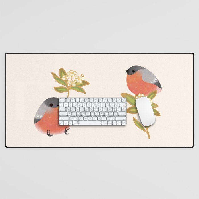 Eurasian bullfinch Desk Mat Gallery Image 1
