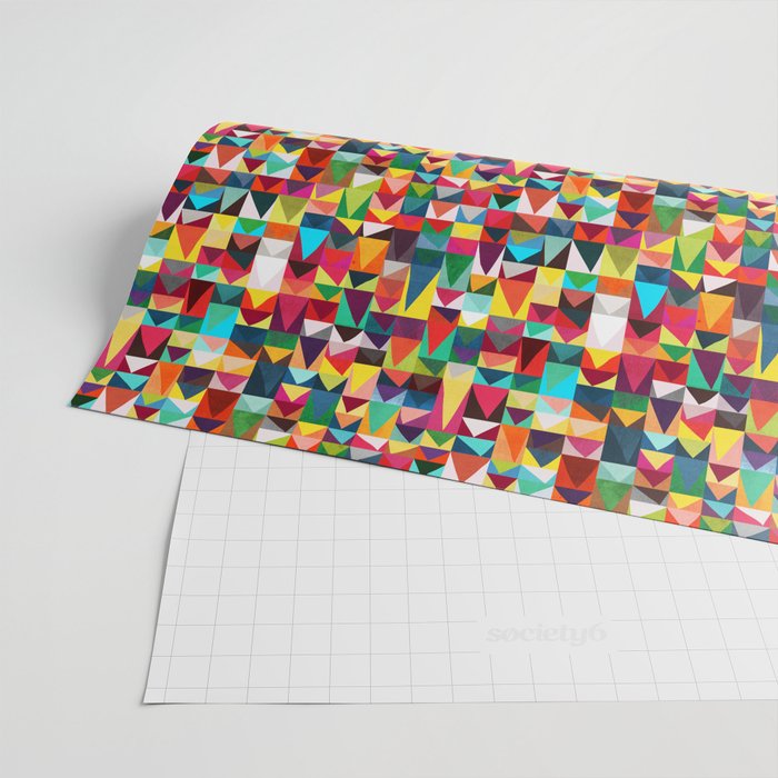 Abstract Geometric Mountains Wrapping Paper Gallery Image 2