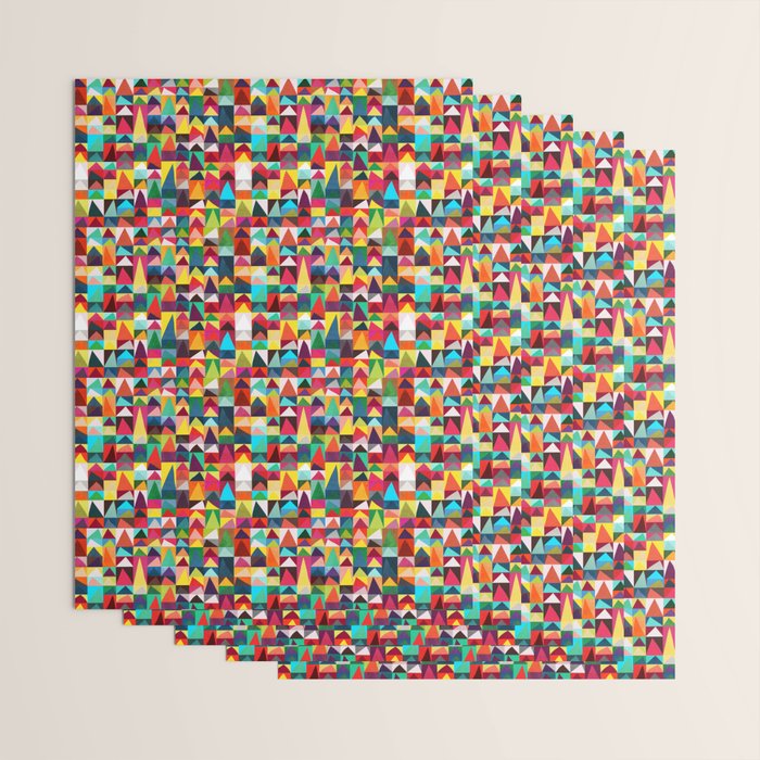 Abstract Geometric Mountains Wrapping Paper Gallery Image 3