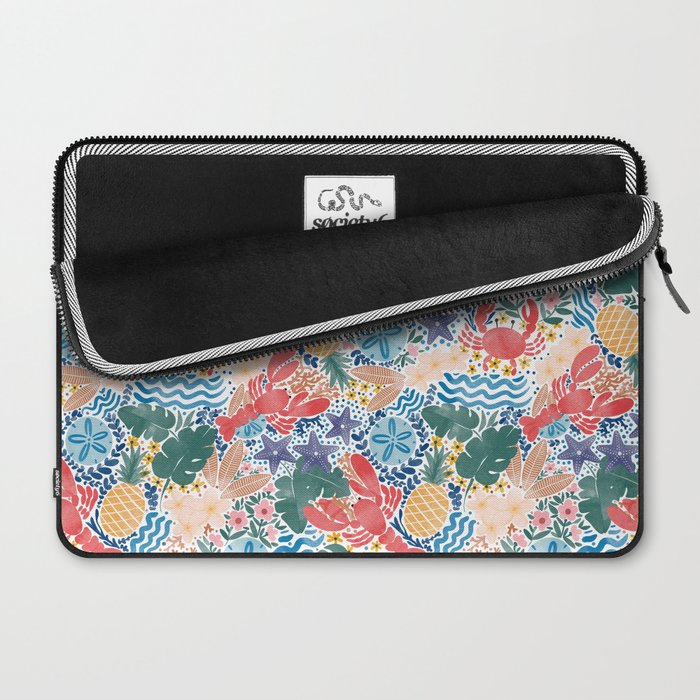 Seaside Floral Dream Laptop Sleeve Gallery Image 2